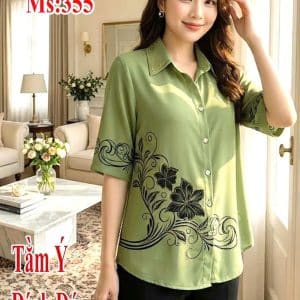 Vải lụa Tằm ý in 3D đính đá Ms:355