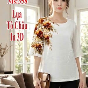 Vải lụa Tô Châu in 3D Ms:358